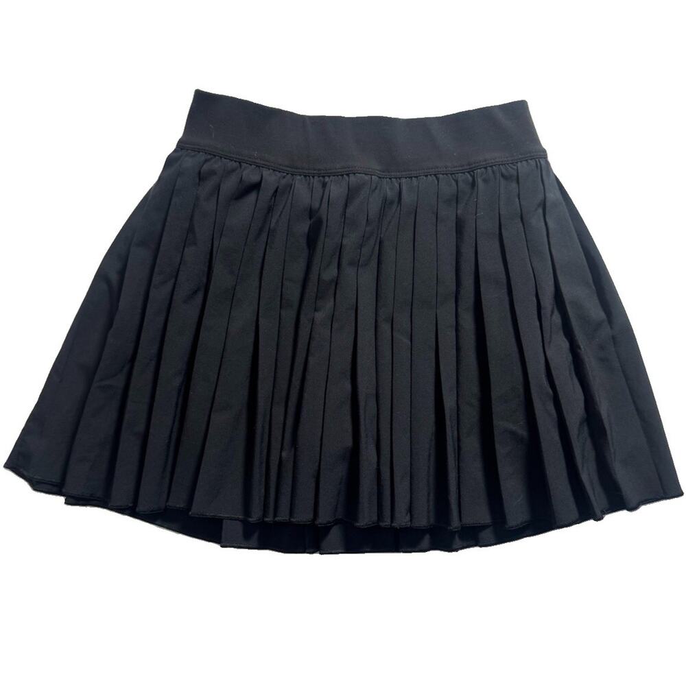 CRZ YOGA Women’s Skort M Black Pleated Tennis Golf Athletic Built In Shorts